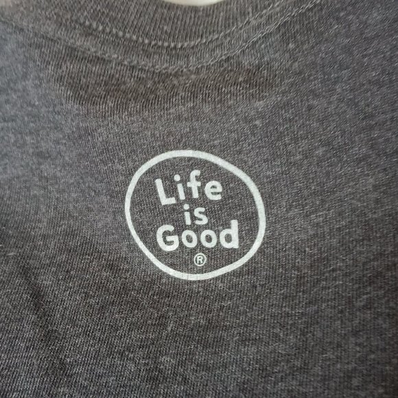 Life Is Good Whats Wrong With This Pitcher M Crisher Tee T Shirt Gray Beer Brew - Picture 4 of 7